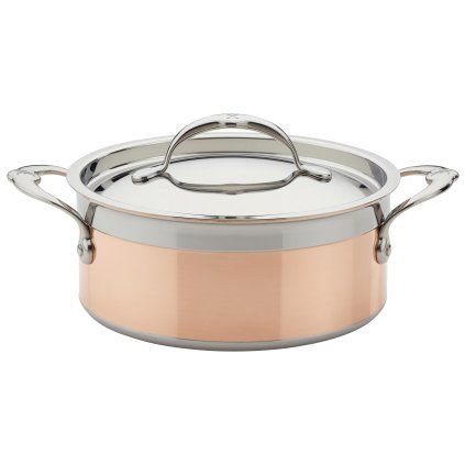 Garnek COPPERBOND 20 cm, 2,8 l, miedź, Hestan