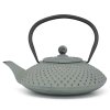 219398 cajova konvice s infuzerem xilin 1 25 l svetle zelena litina bredemeijer