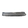 227298 servirovaci talir shiranami 36 x 9 cm cerna keramika mij