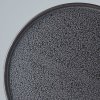 227226 2 jidelni talir asphalt slab 24 cm cerna keramika mij