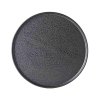 227226 3 jidelni talir asphalt slab 24 cm cerna keramika mij