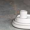 149576 4 servirovaci miska pedestal 15 cm bila keramika revol