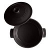 203178 2 hrnec kulaty s poklici v 4 l antracitovy charcoal