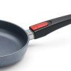 Patelnia do smażenia DIAMOND LITE 24 cm, tytan, zdejmowany uchwyt, WOLL