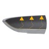Patelnia do naleśników DIAMOND LITE 26 cm, odczepiany uchwyt, tytanowa, WOLL