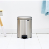 Kosz na śmieci pedałowy NEWICON 5 l, stal matowa, Brabantia
