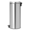 Kosz na śmieci pedałowy NEWICON 30 l, stal matowa, Brabantia