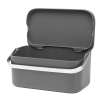 Kosz na odpady bio 1,8 l, szary, Brabantia