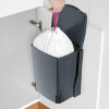 Kosz na śmieci do zabudowy 10 l, czarny, Brabantia