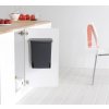 Kosz na śmieci do zabudowy 10 l, czarny, Brabantia