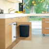Kosz na śmieci do zabudowy 10 l, czarny, Brabantia