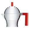 Zaparzacz do espresso mokka PULCINA 150 ml, czerwony, Alessi