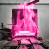 Zestaw noży PINK SPIRIT, 5 szt., z magnetycznym stojakiem, F.DICK