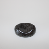Podstawka do pałeczek kamyk FINE DOTS, czarna glazura, porcelana, MIJ