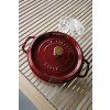 Garnek niski COCOTTE 24 cm, bazylia, żeliwo, Staub