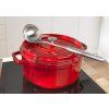 Garnek niski COCOTTE 24 cm, bazylia, żeliwo, Staub
