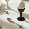 Łyżka do jajek DRESSED, zestaw 2 szt., 12 cm, srebrna, Alessi