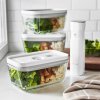 Pojemnik próżniowy na żywność FRESH & SAVE M 900 ml, biały, szklany, Zwilling