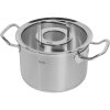 Zestaw patelni i garnków ORIGINAL PROFI, 6 elementów, srebrny, stal nierdzewna, Fissler