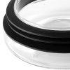 Kubek termiczny MINIMA 450 ml, czarny, szklany, Viva Scandinavia