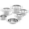 Zestaw patelni i garnków ORIGINAL PROFI + patelnia do serwowania ORIGINAL PROFI, 6 elementów, Fissler