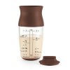 Shaker do naleśników i racuchów 500 ml, brązowy, plastikowy, Lékué