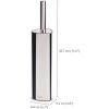 Szczotka toaletowa FLEX 360 LUXE 70583 44 cm, srebrna, stal nierdzewna, Joseph Joseph