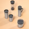 Termiczny kubek MAKE & TAKE 200 ml, ciemnoszary, stalowy, Brabantia