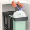 Kosz na śmieci do zabudowy SORT & GO 2x 15 l, ciemnoszary, plastikowy, Brabantia