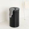 Kosz na pranie 60 l, czarny mat, stalowy, Brabantia