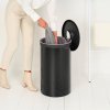 Kosz na pranie 60 l, czarny mat, stalowy, Brabantia