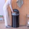 Kosz na pranie 60 l, czarny mat, stalowy, Brabantia