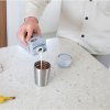Kubek termiczny MAKE & TAKE 200 ml, jasnoszary, stalowy, Brabantia