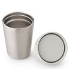 Kubek termiczny MAKE & TAKE 200 ml, jasnoszary, stalowy, Brabantia