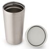 Kubek termiczny MAKE & TAKE 360 ml, jasnoszary, stalowy, Brabantia