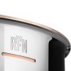 Zestaw patelni i garnków CON CUORE, 7 elementów, srebrne, miedziane, Ruffoni