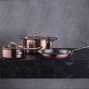 Garnek niski CON CLASSE 24 cm, miedziany, Ruffoni